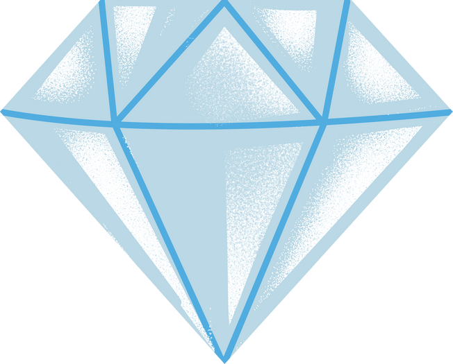 Stippled Blocky Diamond